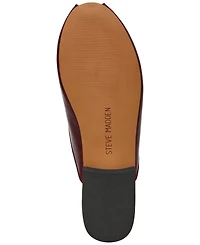 Steve Madden Women's Bloss Peep Toe Slip-On Flats
