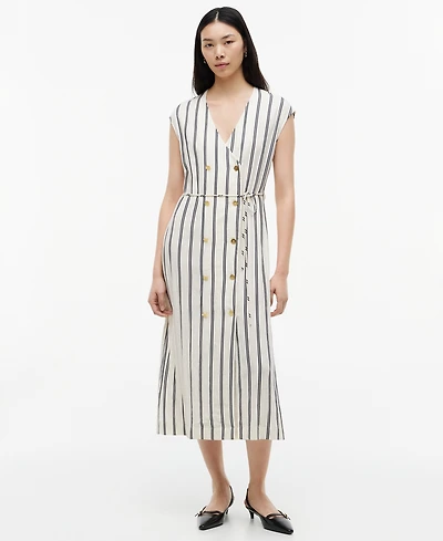 Tommy Hilfiger Women's Nautical Stripe Midi Dress