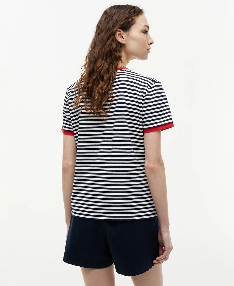 Tommy Hilfiger Women's Stripe Short-Sleeve T-Shirt