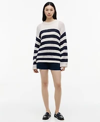 Tommy Hilfiger Women's Cotton Nautical Stripe Sweater