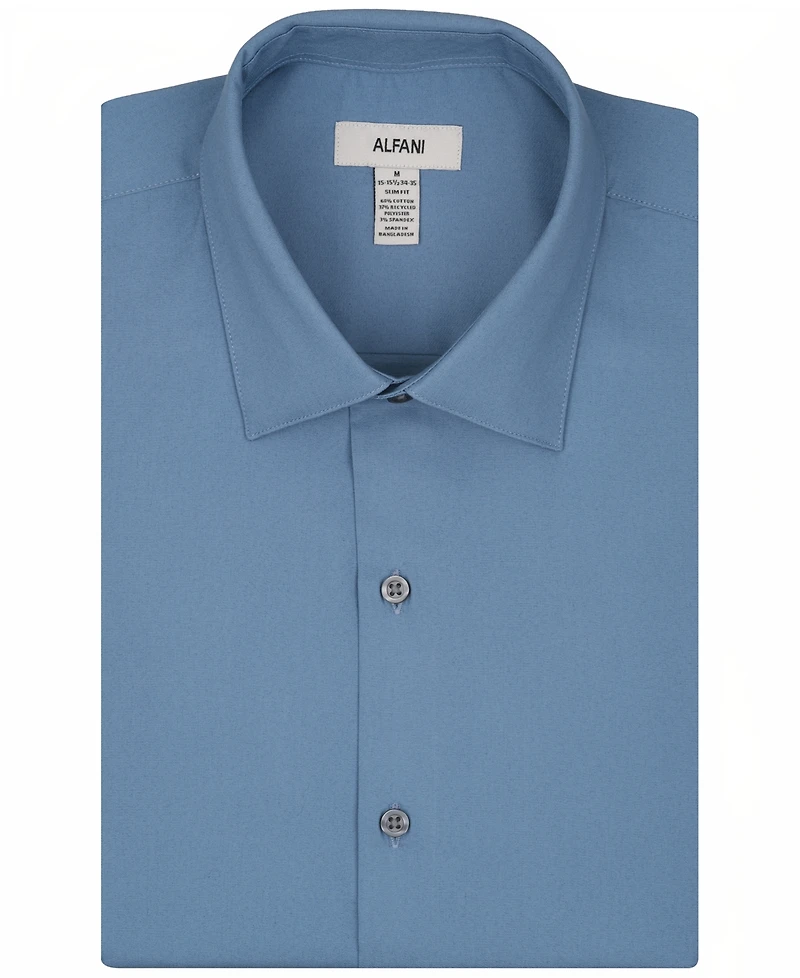 Alfani Men's Long-Sleeve Solid Dress Shirt, Macy's Exclusive