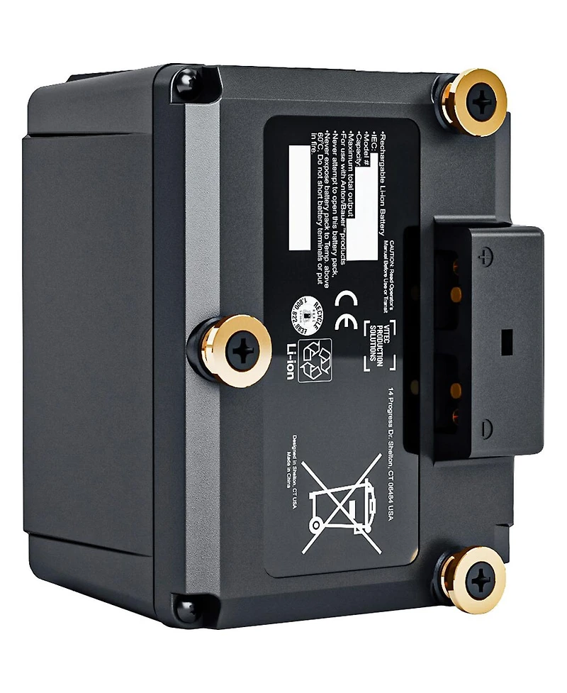 Anton Bauer Titon Micro 150 14.4V 150Wh Gold Mount Li-Ion Battery, 2-Pack with Dual Charger