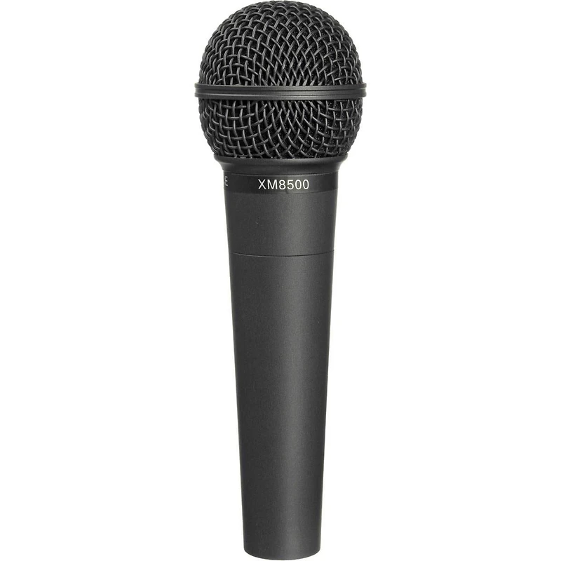 Behringer Ultravoice XM8500 Dynamic Cardioid Vocal Microphone, Bundle with 25' Xlr Cable and Tripod Stand, 3-Pack