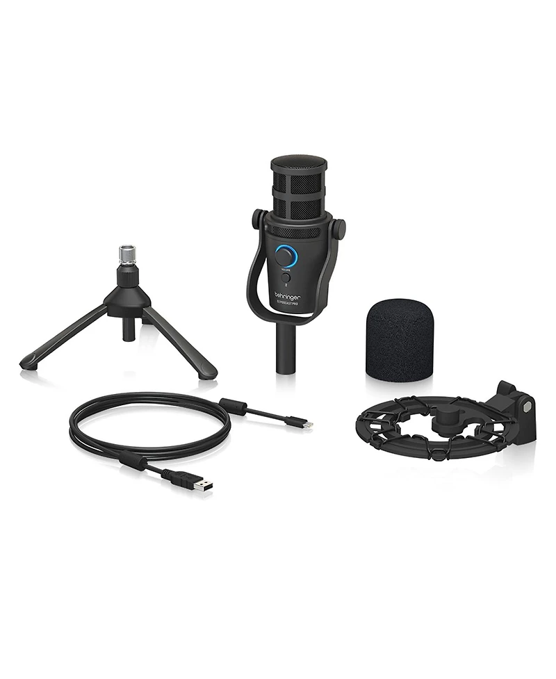 Behringer D2 Podcast Pro Large Diaphragm Dynamic Podcast Microphone