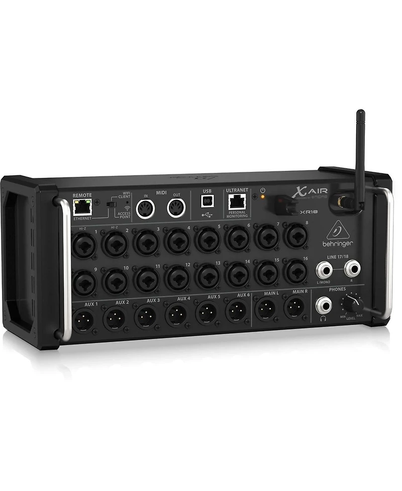 Behringer XAir XR18 18-Channel 12-Bus Wireless Digital Mixer for iPad/Android Tablet