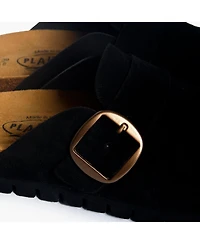 Plakton Women's Clog Suede Bell