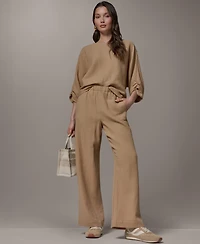 Donna Karan Weekend Women's Mid-Rise Side Seam Pants