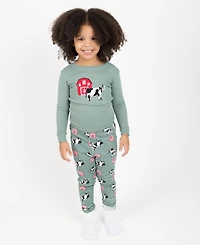 Leveret Baby Boys Two-Piece Cotton Long Sleeve Shirt and Pants Pajamas - Animal Nature Prints