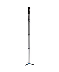 Benro A48FD 4 Section Aluminum Monopod with 3-Leg Locking Base, 44.1lbs Capacity, 64.6" Max. Height, 22" Folded Length, Flip Lock