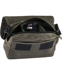 Domke F-5XB RuggedWear Canvas Shoulder and Belt Bag for Dslr and Mirrorless Cameras and 1-2 Lenses, Military Green