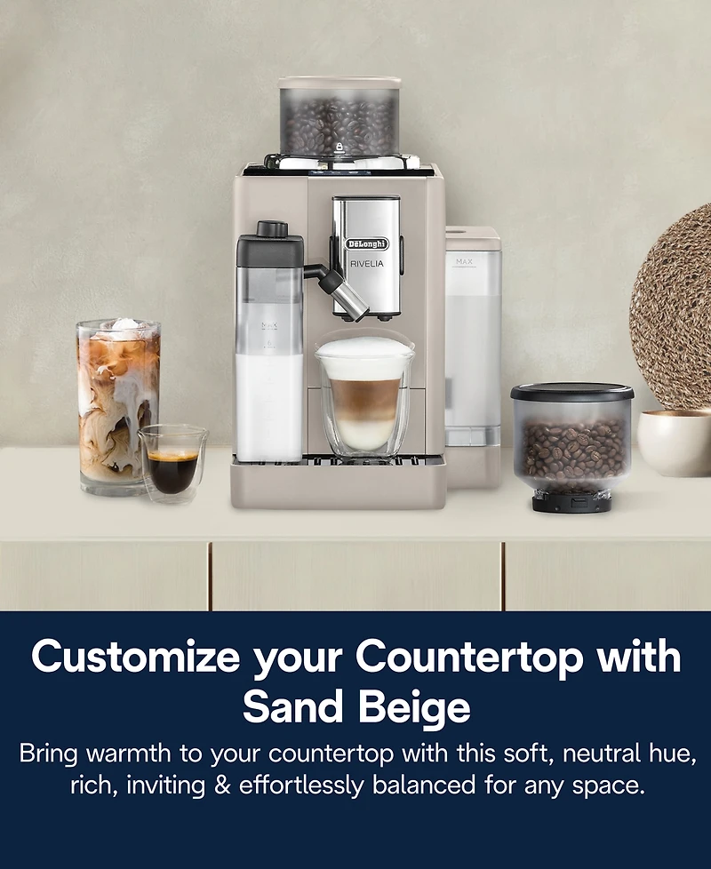 De'Longhi 8-Cup Rivelia Fully Automatic Espresso Machine