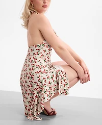 Guess Women's Marilyn Halter V-Neck Dress