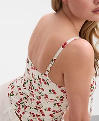Guess Women's Marilyn Sweetheart Neck Bustier Top