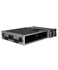 ProX T-2RSS 2U Ata Deluxe Flight Road Case for Amplifier Rack Mount Module, Rail Depth