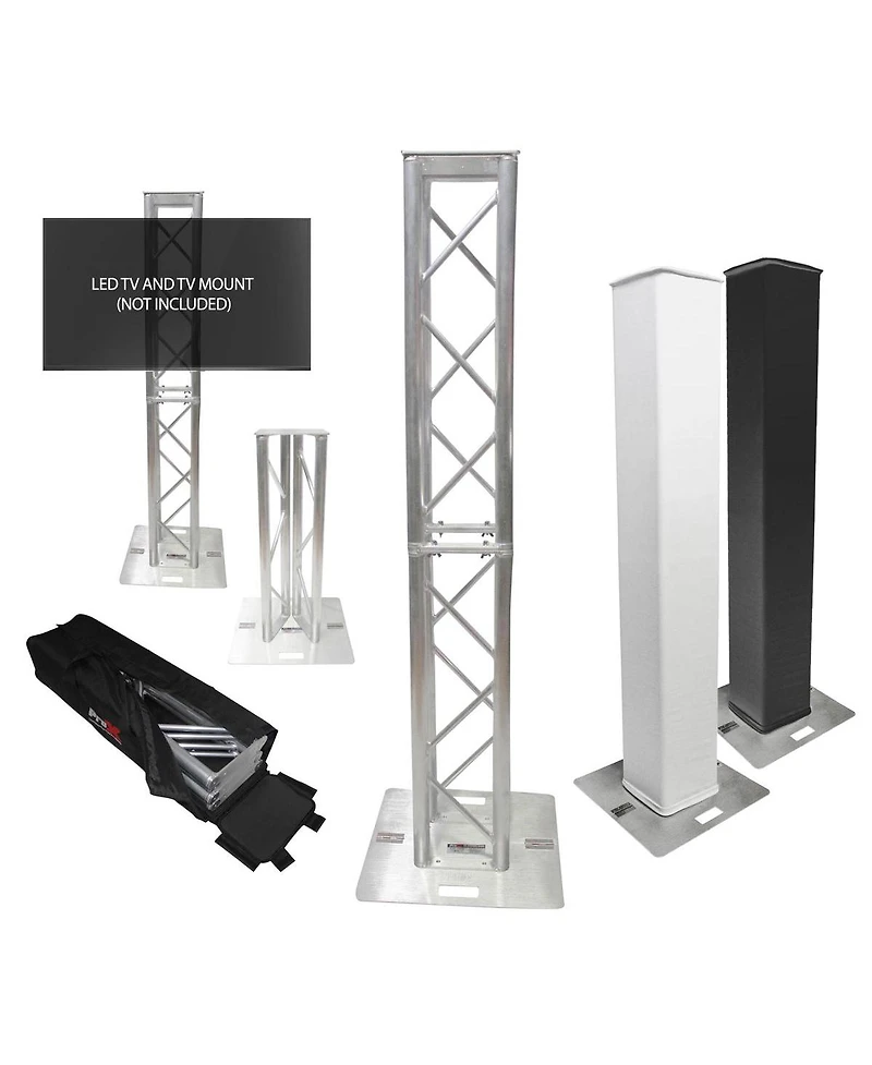 ProX Xt-FTP328-656 Flex Tower Totem Package with Soft Carrying Bag (Adjustable 2m or 1m)