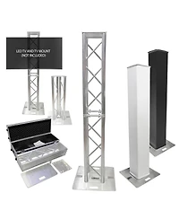 ProX Xt-FTP328-656 Flex Tower Totem Package with Road Case (Adjustable 2m or 1m)