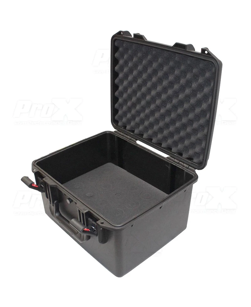 ProX Xm-1216MIC VaultX Watertight Microphone Case with Custom Foam Insert, Holds 16 Handheld Units