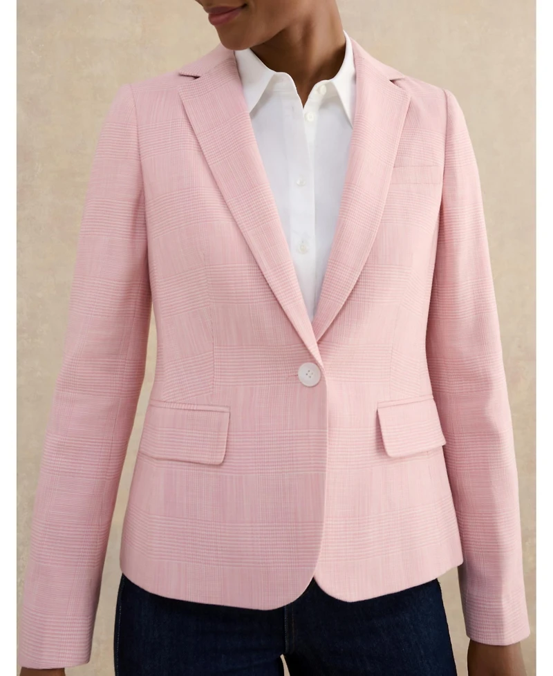 Hobbs London Women's Blake Single-Button Tailored Blazer