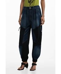 Desigual Women's Patchwork denim trousers