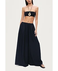 Nocturne Women's Elasticated Wide Leg Pants