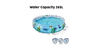 Gnuadz Themed Inflatable Kiddie Pool Ocean Design Easy Setup