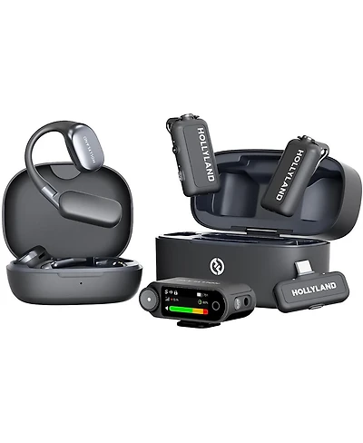 Hollyland Lark Max 2 Combo 2.4GHz 2-Person Wireless Lavalier Microphone System