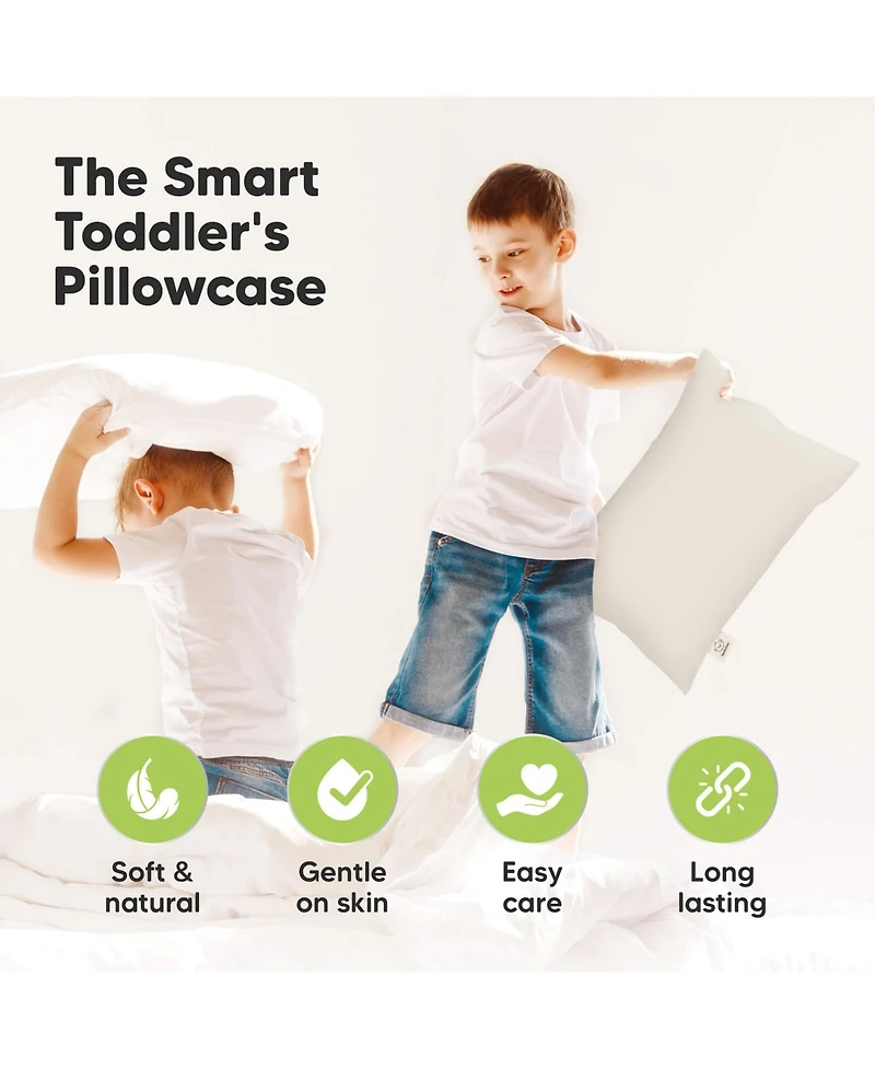 KeaBabies Toddler 13X18 Pillowcase, Soft Waterproof Pillow Protector Cover for Kids, Boys, Girls, Travel