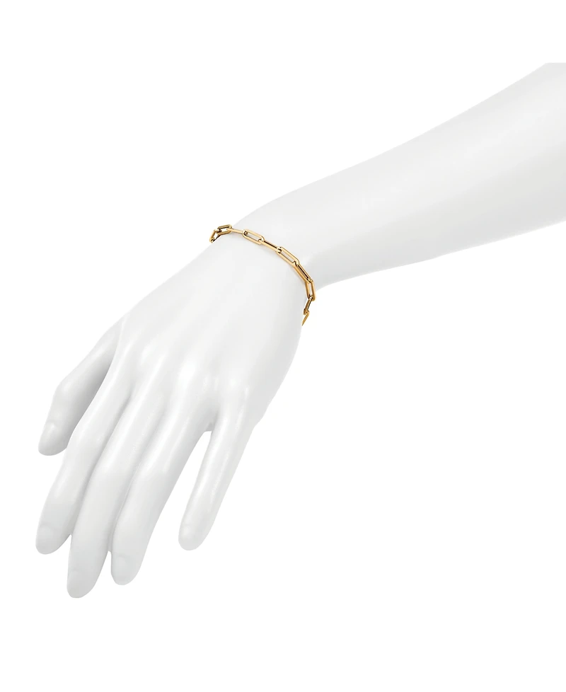 Macy's Paperclip Chain Bracelet in 18k Yellow Gold