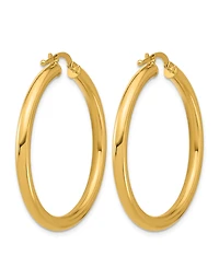 Macy's Round Hoop Earrings in 18k Yellow Gold