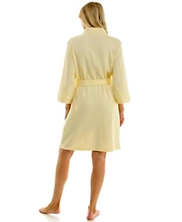 Jaclyn Intimates Women's Waffle Kimono Wrap