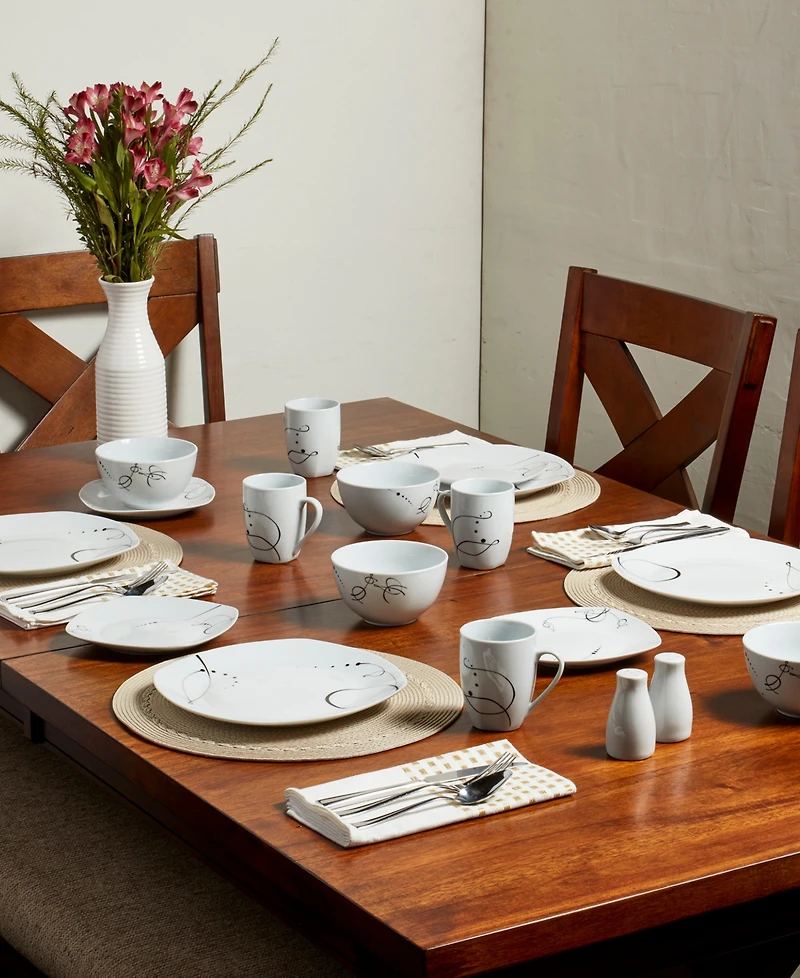 Tabletops Unlimited 16-Pc. Pescara Dinnerware Set