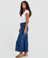 Democracy Petite AbSolution Skyrise Crop Wide-Leg Jeans