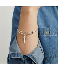 Alex and Ani Cross Charm Bangle