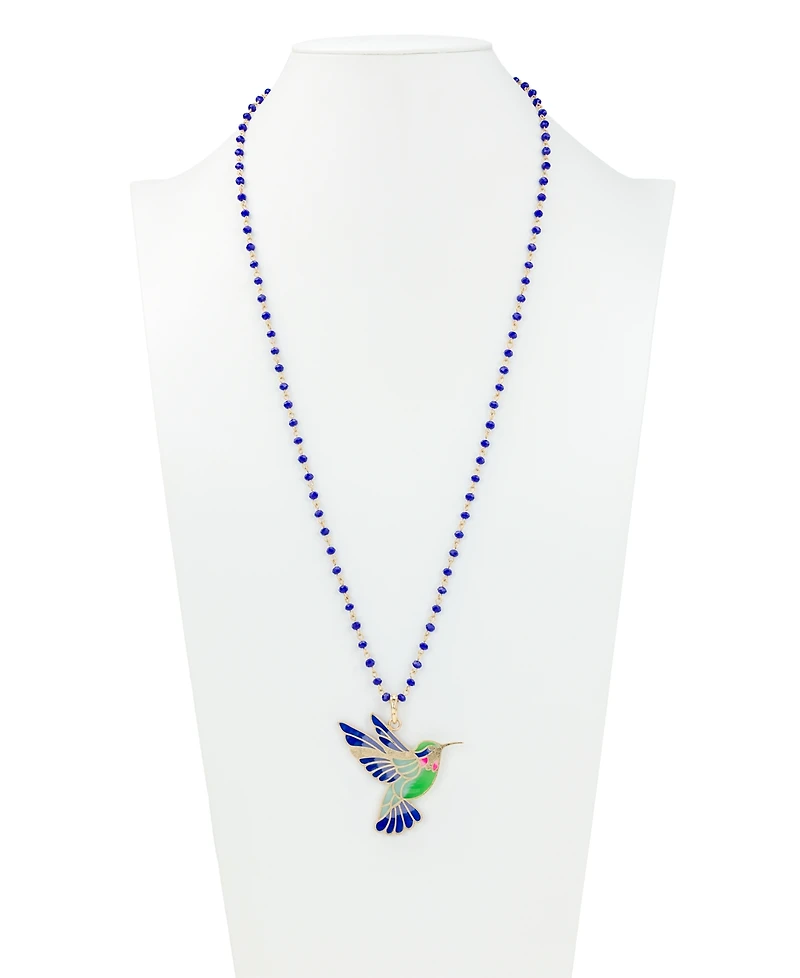 Patricia Nash Large Hummingbird Pendant Necklace