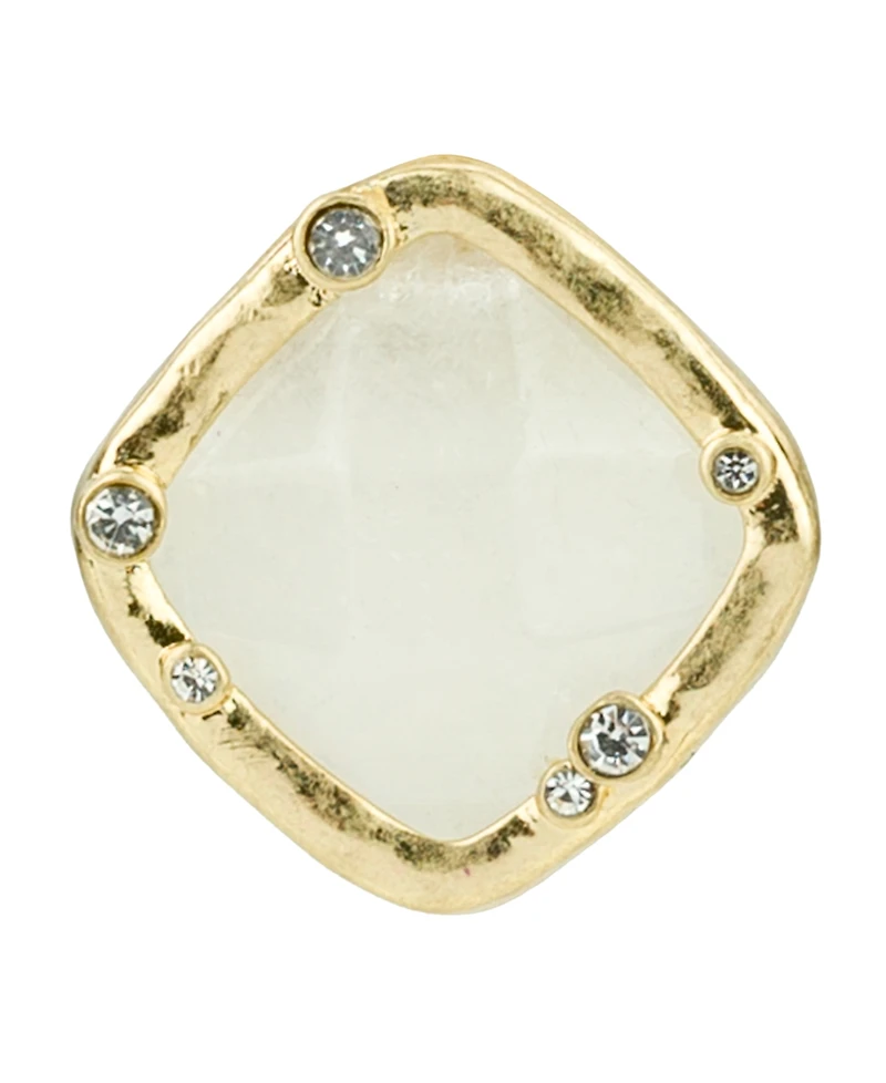 Patricia Nash Semi-Precious Stone Button Post Earrings