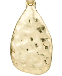 Patricia Nash Gold-Tone Hammered Ring Collection Tear Drop Earrings
