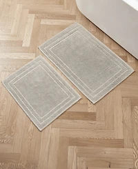 Hunter Luxe Looped Cotton 2-Pc. Bath Mat Set