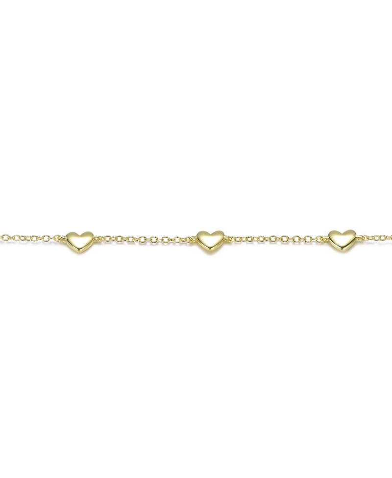 GiGiGirl 14K Gold Plated Station Bracelet 2-Piece Set