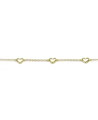GiGiGirl 14K Gold Plated Station Bracelet 2-Piece Set