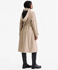 Rains Women's Suva Hardshell Belted Trench Coat