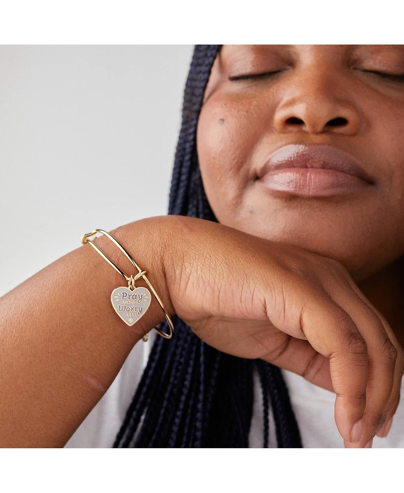 Alex and Ani Pray More Worry Less Bangle