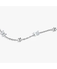 Alex and Ani Butterfly and Flower Anklet
