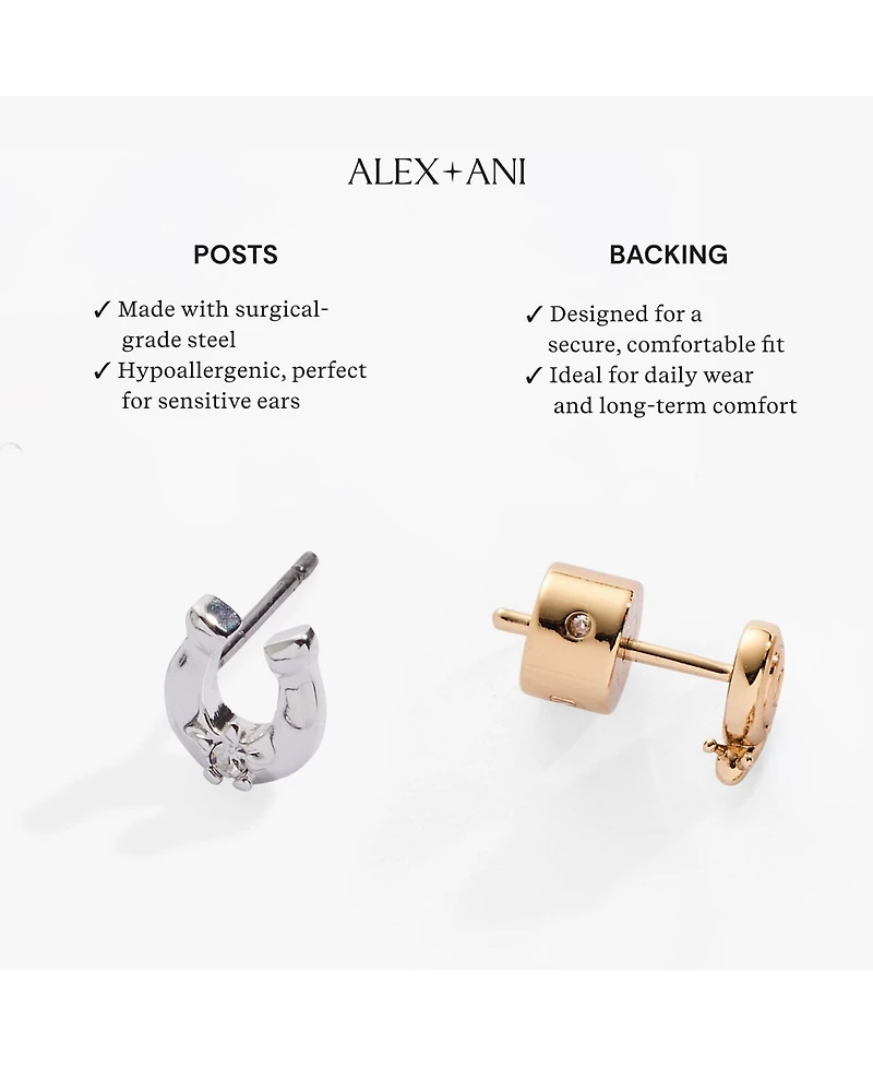 Alex and Ani Bamboo Huggie