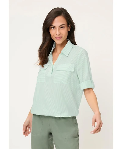 Olsen Women's Stripe Blouse