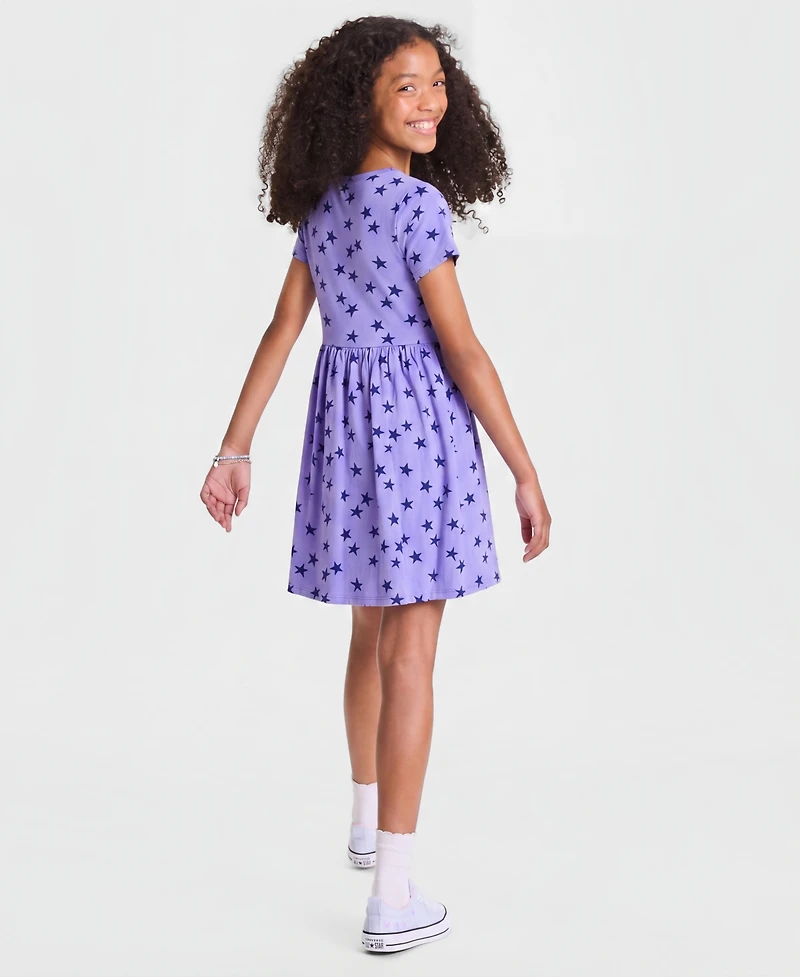 Epic Threads Girls' Xs-xl Star-Print Cotton Dress, Macy's Exclusive