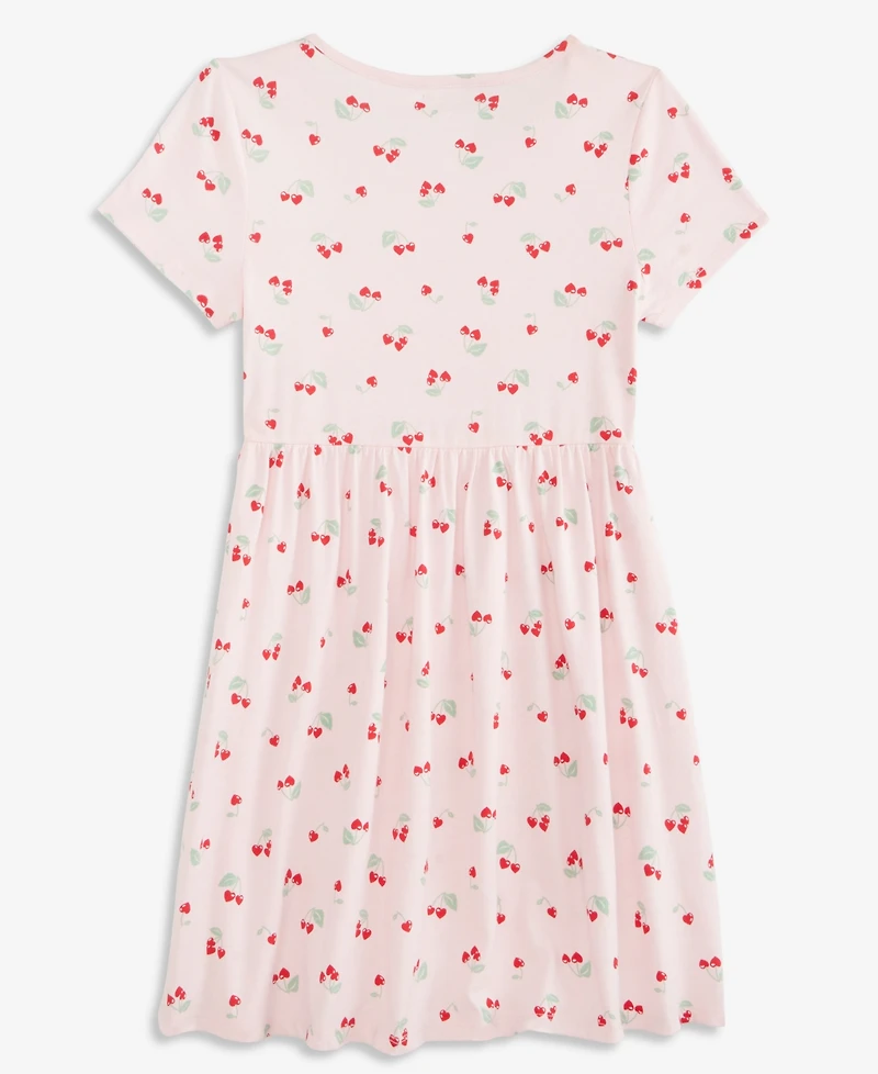 Epic Threads Girls' Xs-xl Cherries-Print Cotton Dress, Macy's Exclusive