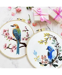 Gnuadz 4 Sets Embroidery Kit Cross Stitch Beginner Craft