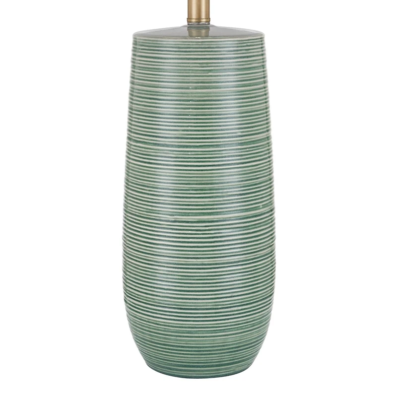 360 Lighting Kerry 28 1/2" High Stripes Ceramic Table Lamp Set of 2