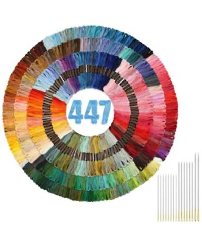 Gnuadz 447 Colors Embroidery Floss Cross Thread Friendship Bracelet String
