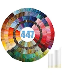Gnuadz 447 Colors Embroidery Floss Cross Thread Friendship Bracelet String